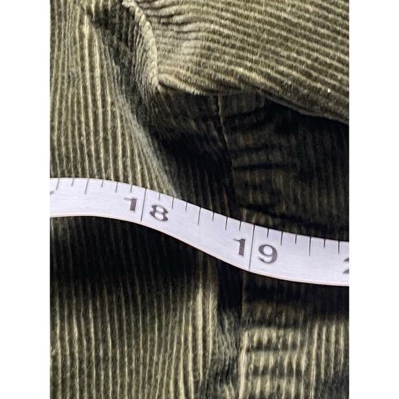 Jones Sport Green Corduroy Button Front Jacket Women's Size Large - Picture 6 of 8